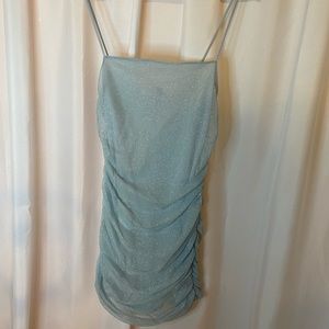 Light Blue Sparkly Formal Dress